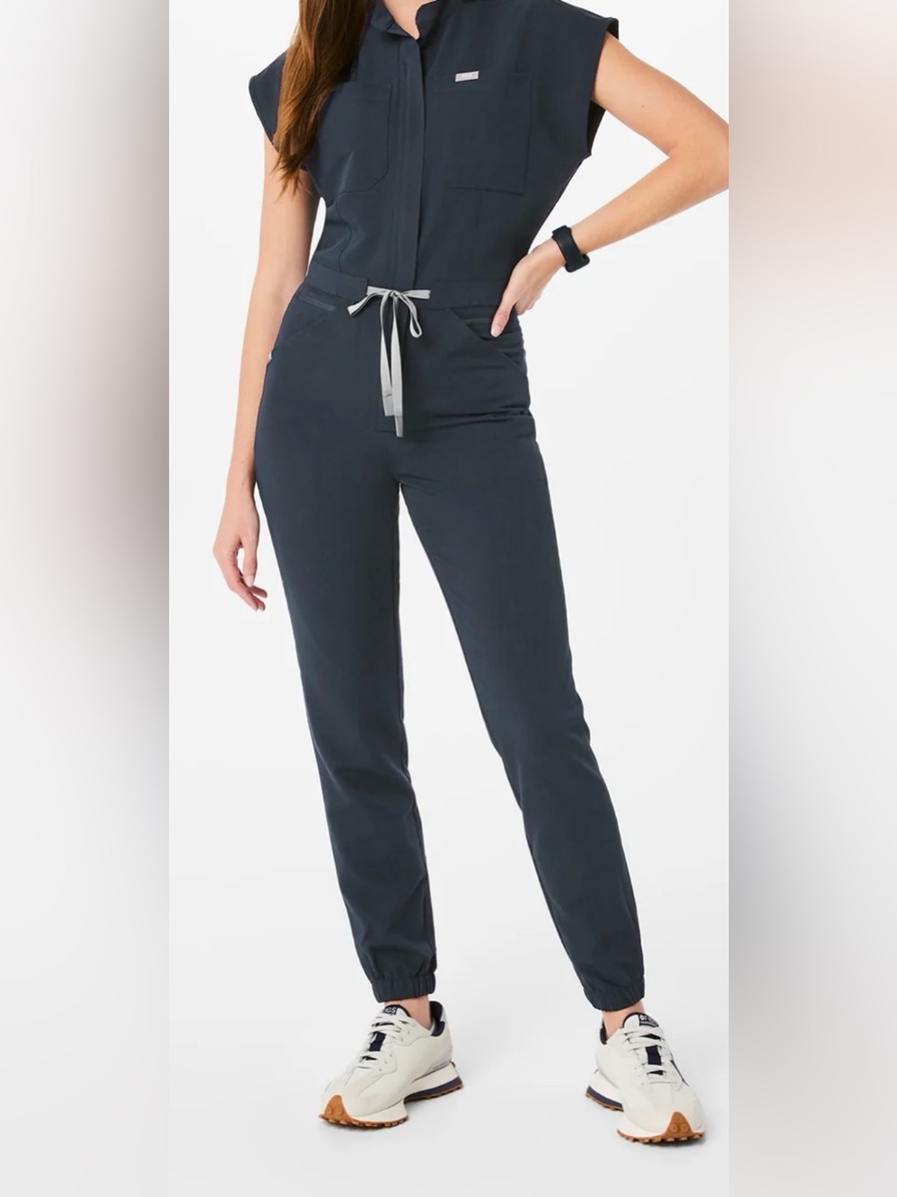 Figs  FIONx™ Rafaela ScrubJumpsuit™  in  Dark Harbor Small Tall